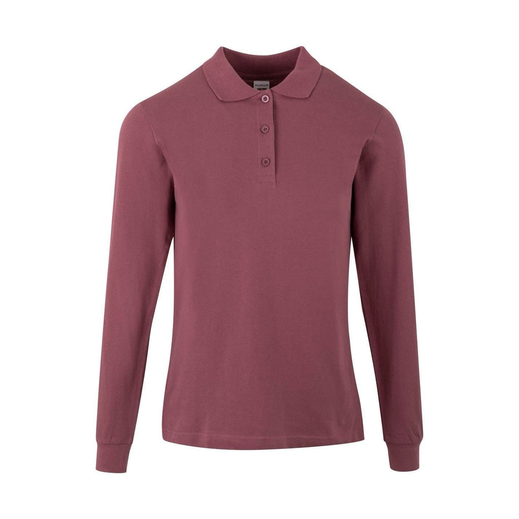 Polo mujer manga larga 100% algodón VEPL200WC