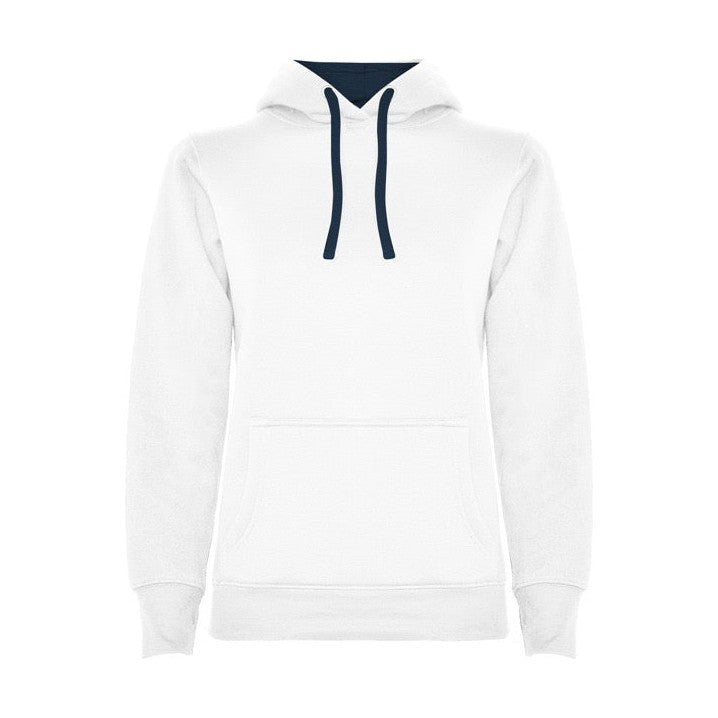 Sudadera mujer con capucha forrada y apertura para pulgar RO1068
