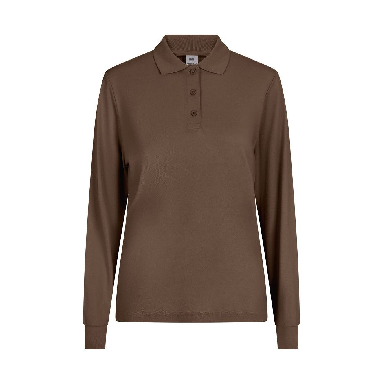Polo mujer manga larga 100% algodón VEPL200WC