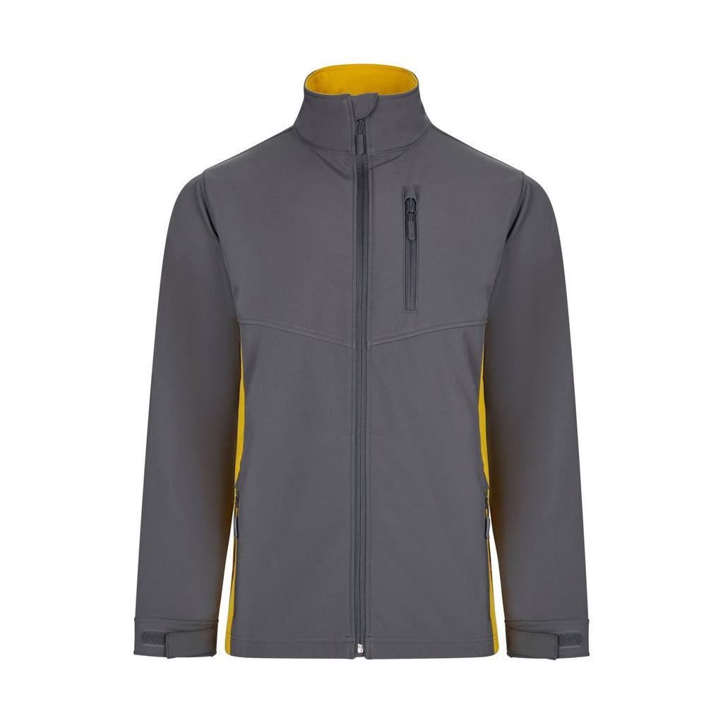 Cazadora softshell triple capa con detalles a contraste VE106004