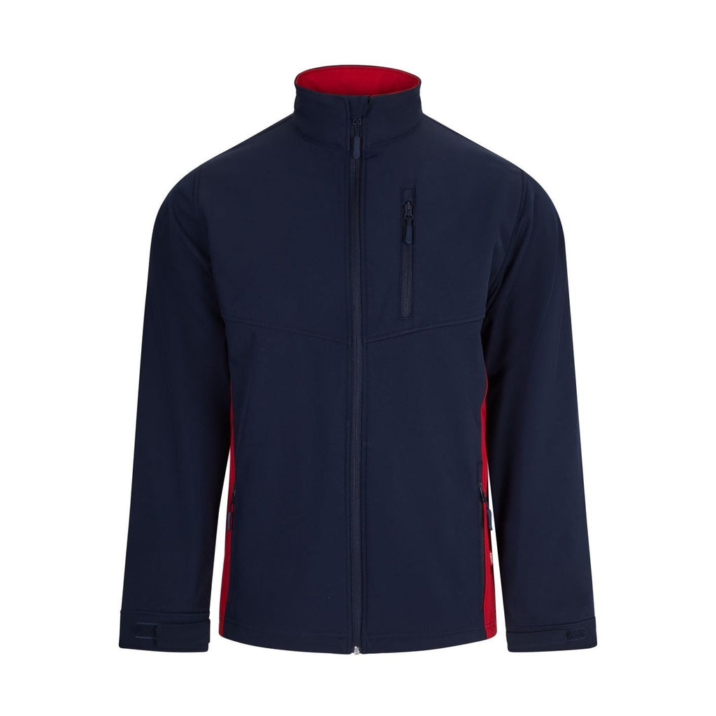 Cazadora softshell triple capa con detalles a contraste VE106004