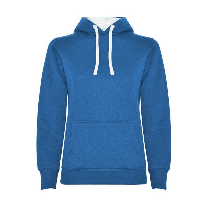 Sudadera mujer con capucha forrada y apertura para pulgar RO1068