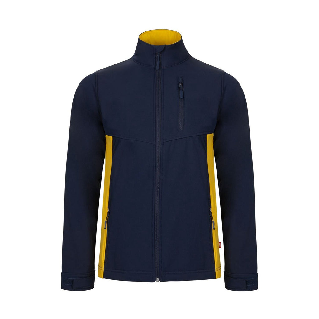Cazadora softshell triple capa con detalles a contraste VE106004