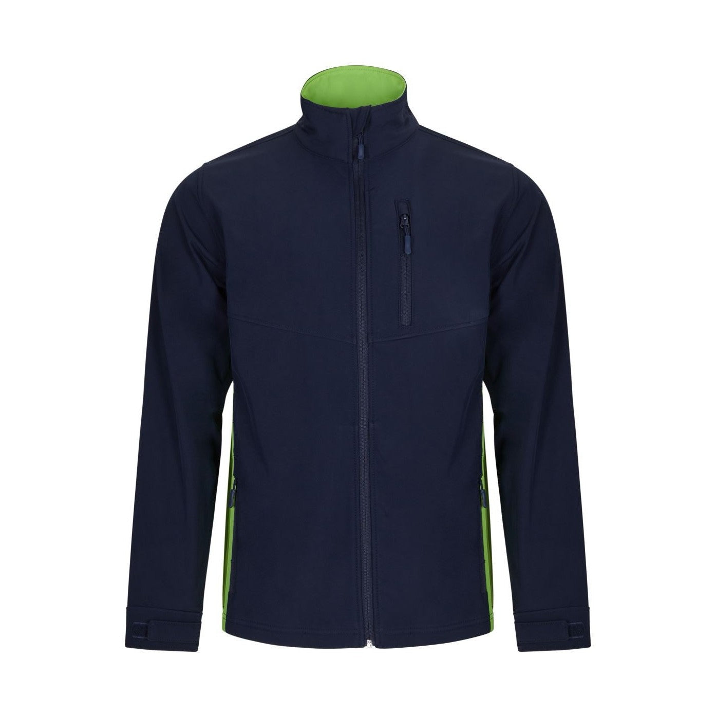 Cazadora softshell triple capa con detalles a contraste VE106004