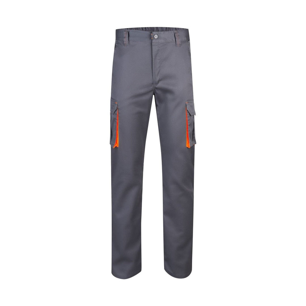 Pantalón stretch bicolor multibolsillos VE103008S