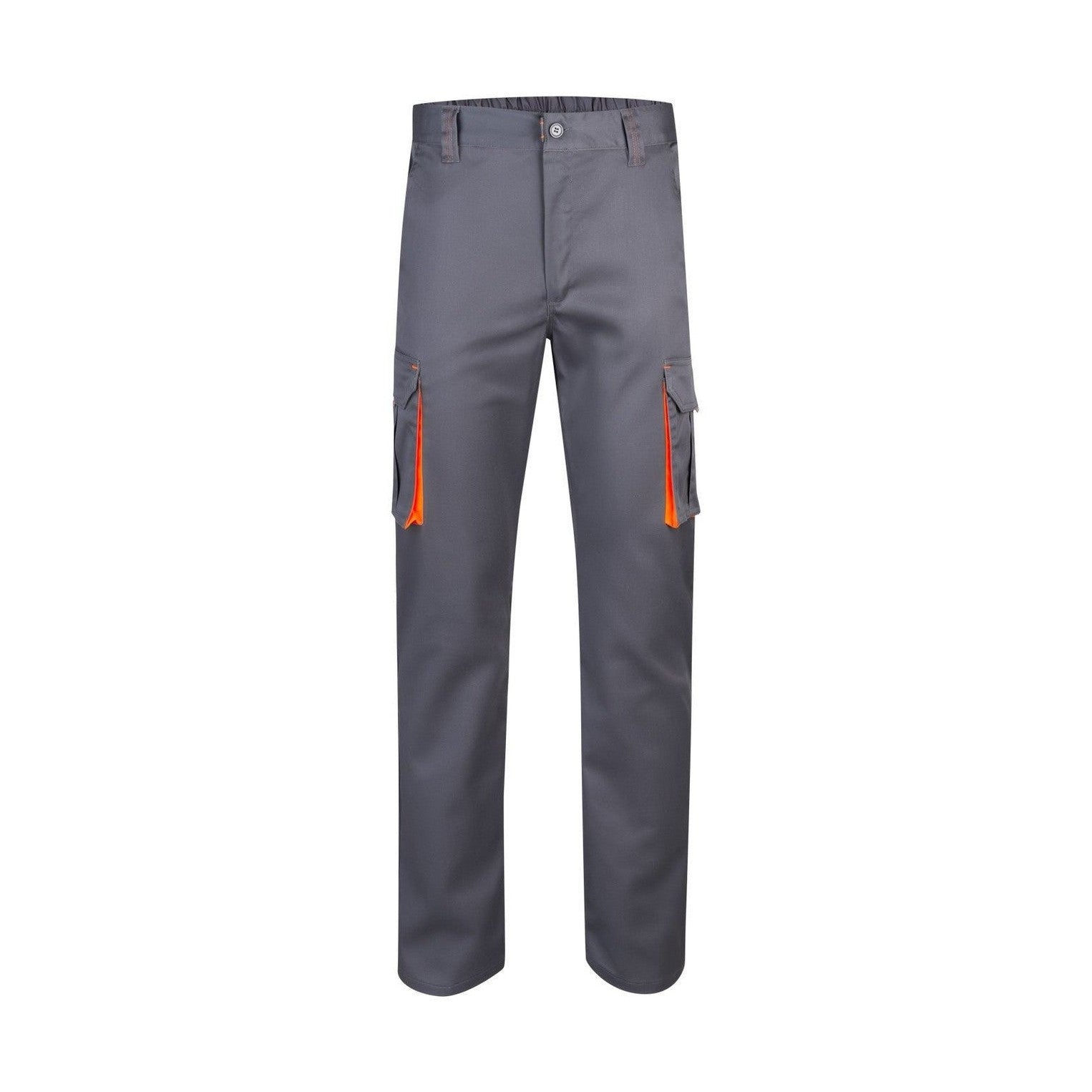 Pantalón stretch bicolor multibolsillos VE103008S