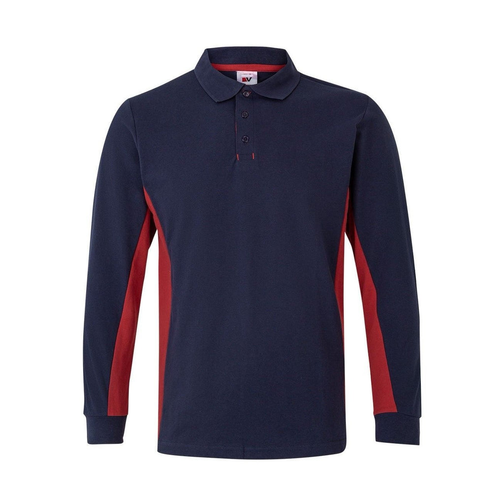 Polo de trabajo con cierre central de botones VE105514