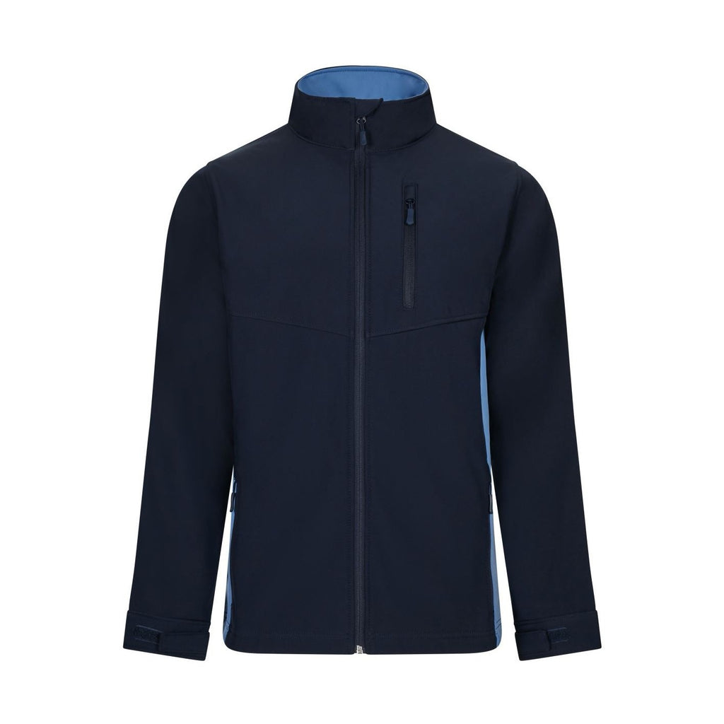 Cazadora softshell triple capa con detalles a contraste VE106004