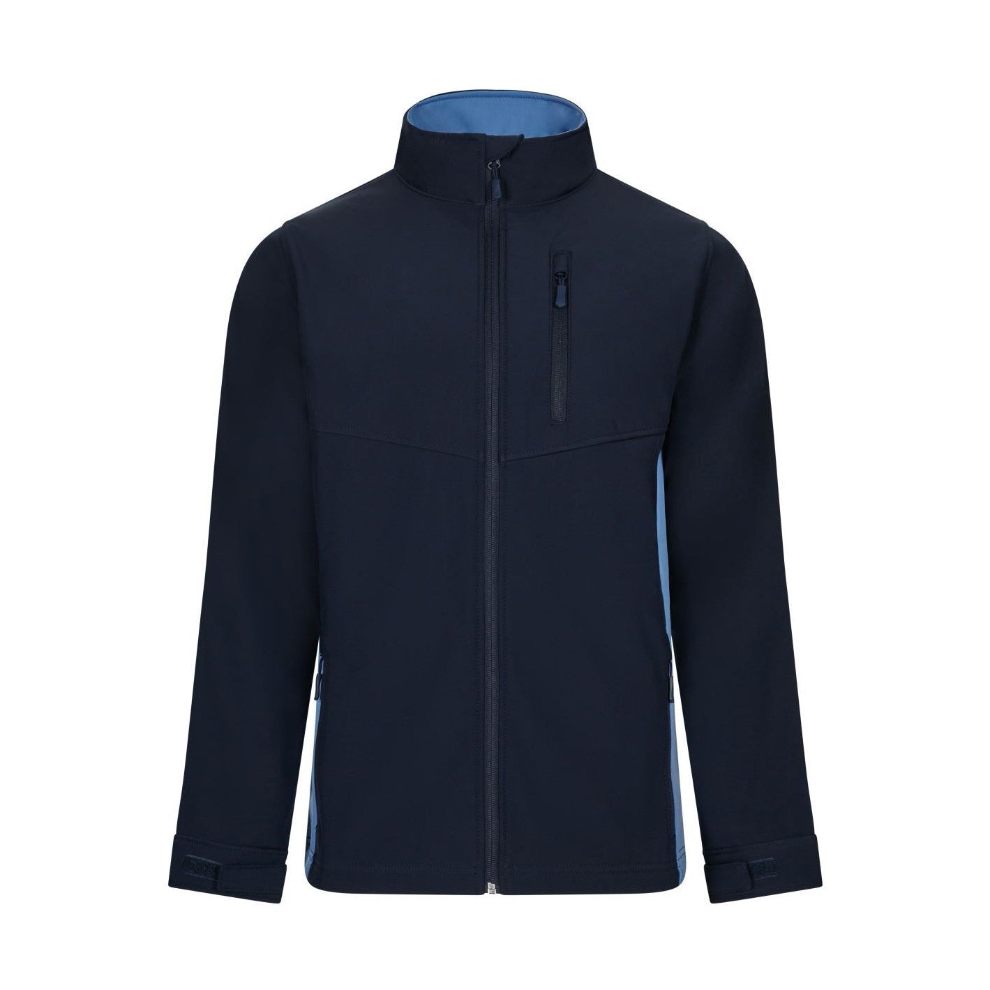 Cazadora softshell triple capa con detalles a contraste VE106004