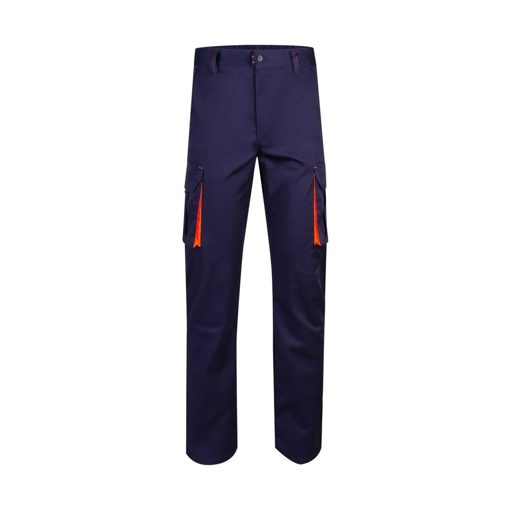 Pantalón stretch bicolor multibolsillos VE103008S