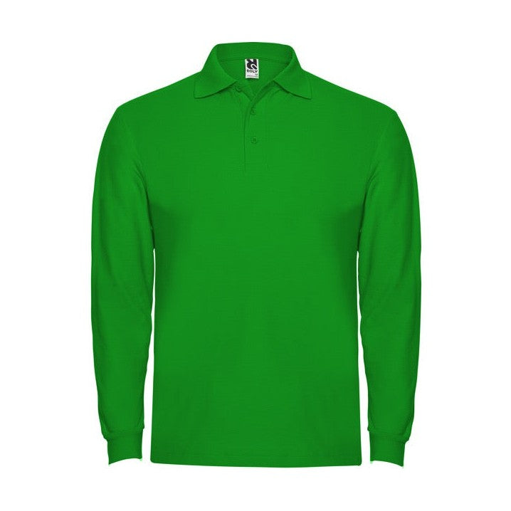 Polo manga larga algodón piqué 220g RO6635