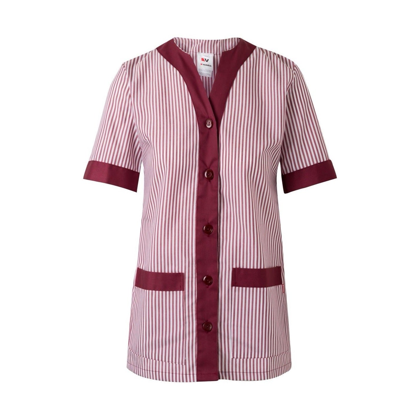 Chaqueta a rayas manga corta mujer VE579