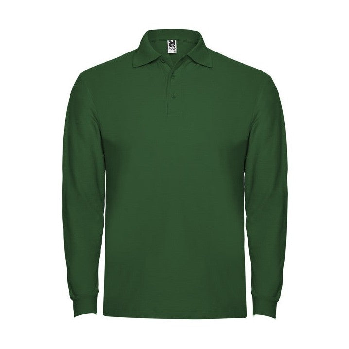 Polo manga larga algodón piqué 220g RO6635