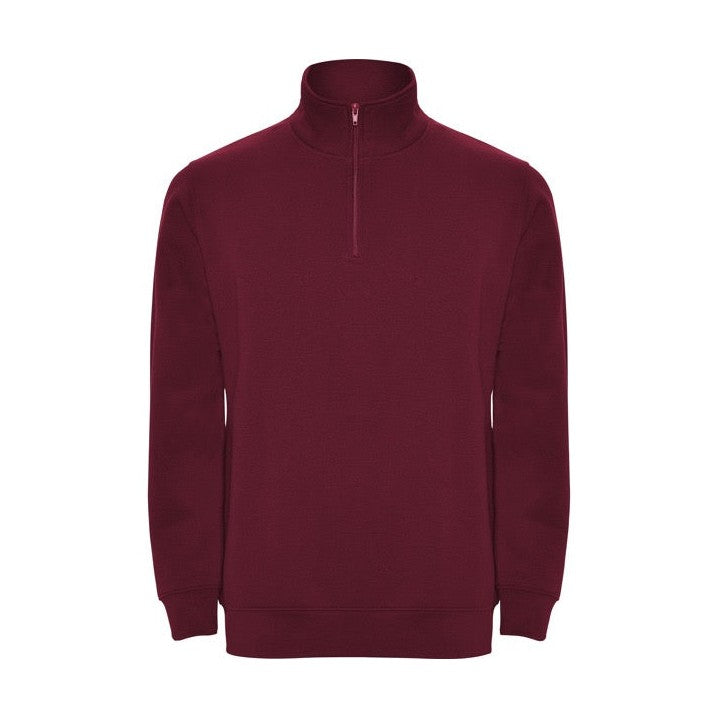 Sudadera unisex media cremallera con cuello alto RO1109
