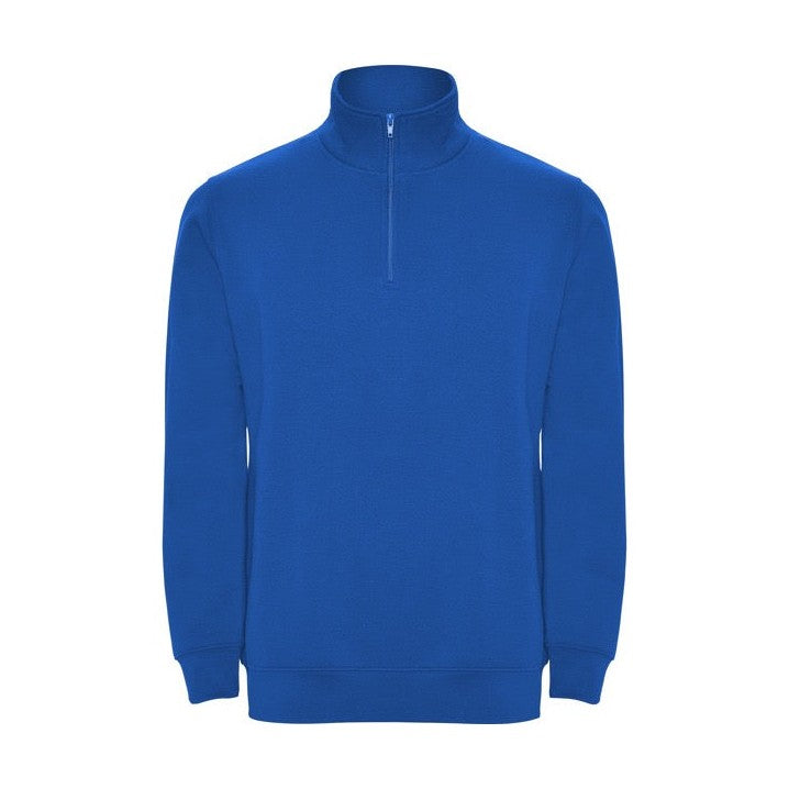 Sudadera unisex media cremallera con cuello alto RO1109