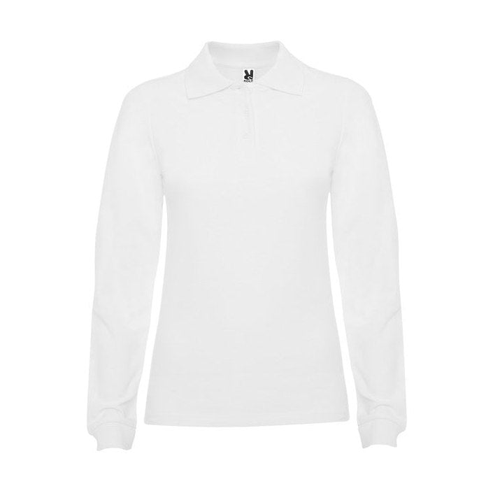 Polo manga larga algodón piqué 220g mujer RO6636