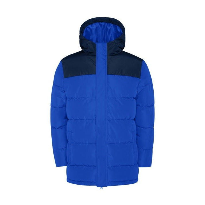 Parka acolchada combinada repelente al agua con capucha fija RO5075