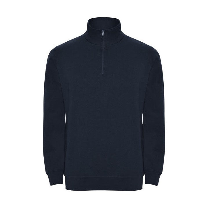 Sudadera unisex media cremallera con cuello alto RO1109