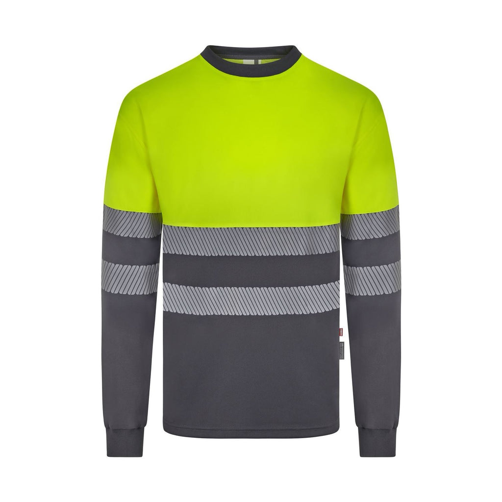 Polo alta visibilidad piqué con cintas reflectantes segmentadas VE305619