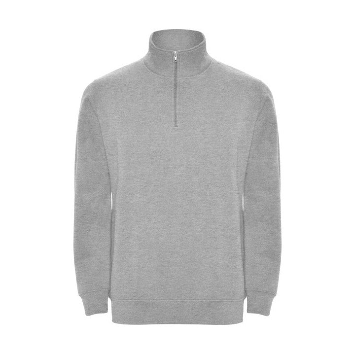 Sudadera unisex media cremallera con cuello alto RO1109