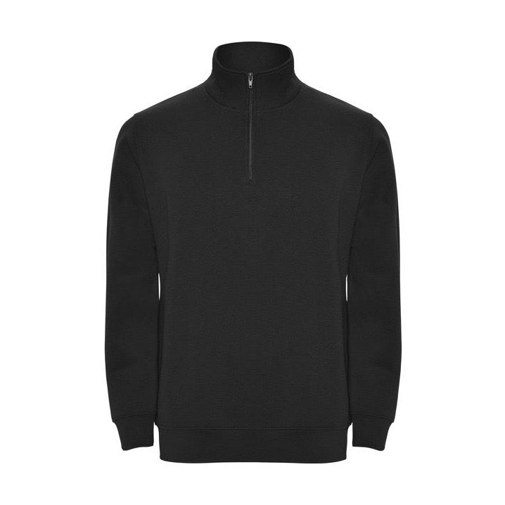 Sudadera unisex media cremallera con cuello alto RO1109