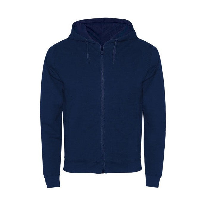 Sudadera con cremallera frontal y capucha técnica no perchada RO1105