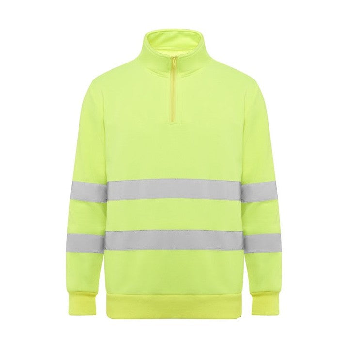 Sudadera media cremallera alta visibilidad RO9314