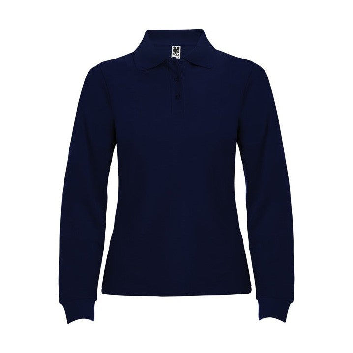 Polo manga larga algodón piqué 220g mujer RO6636