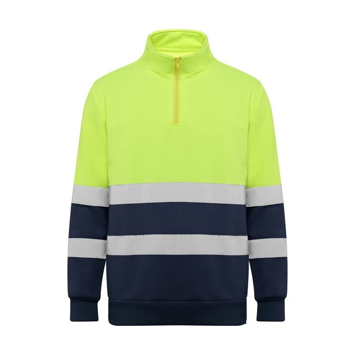 Sudadera media cremallera alta visibilidad RO9314