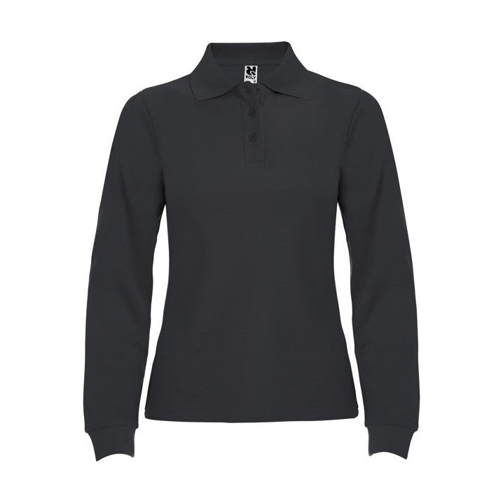 Polo manga larga algodón piqué 220g mujer RO6636