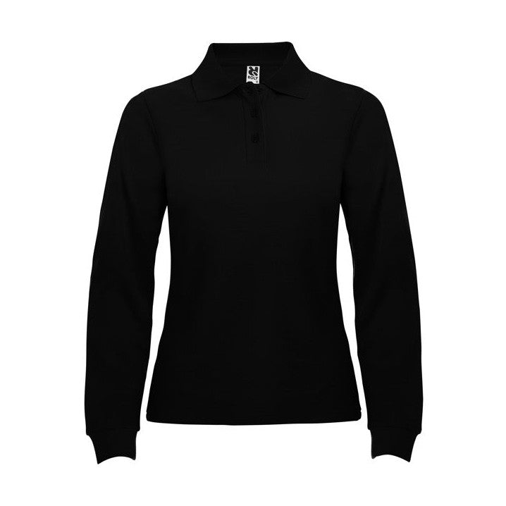 Polo manga larga algodón piqué 220g mujer RO6636