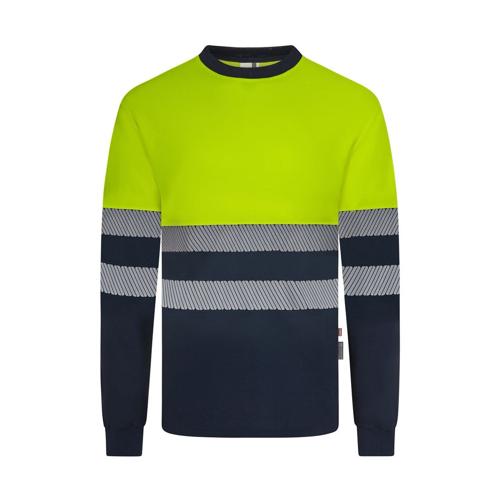 Polo alta visibilidad piqué con cintas reflectantes segmentadas VE305619