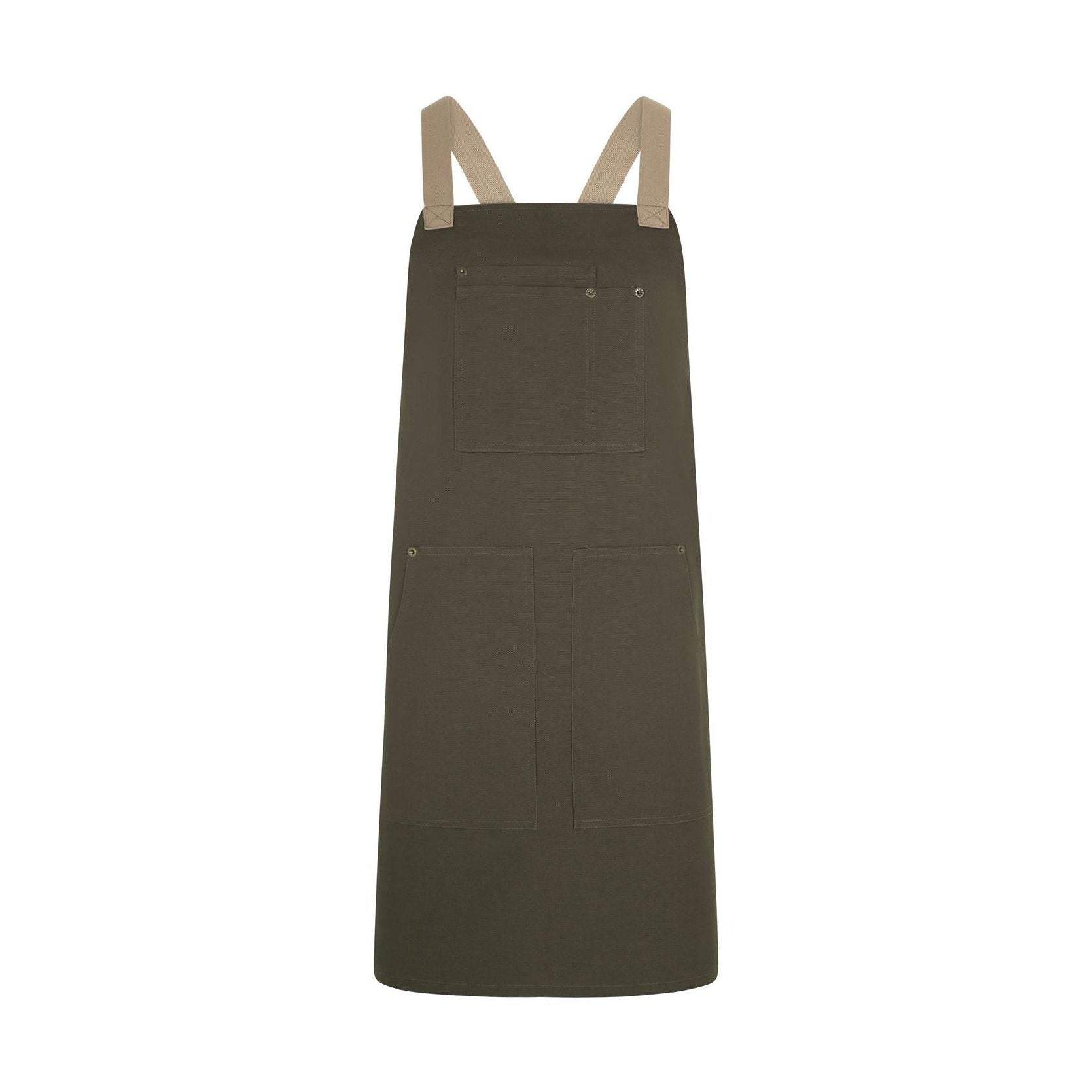 Delantal peto canvas bicolor VE404211B