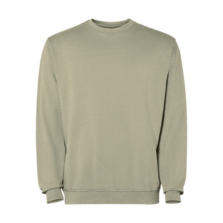 Sudadera unisex algodón efecto lavado cuello redondo RO2203