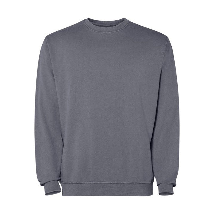 Sudadera unisex algodón efecto lavado cuello redondo RO2203