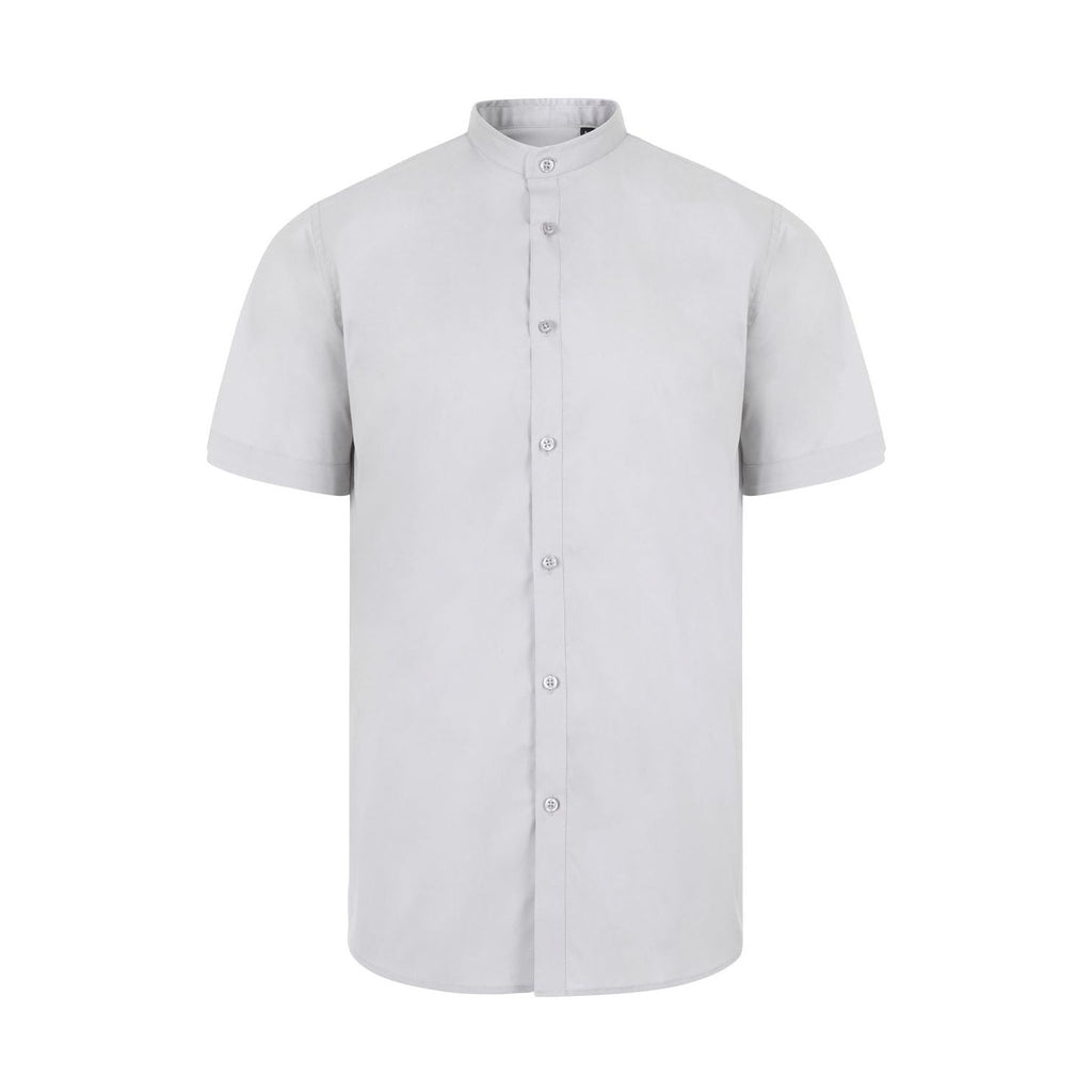 Camisa cuello tirilla stretch manga corta hombre VE405012S