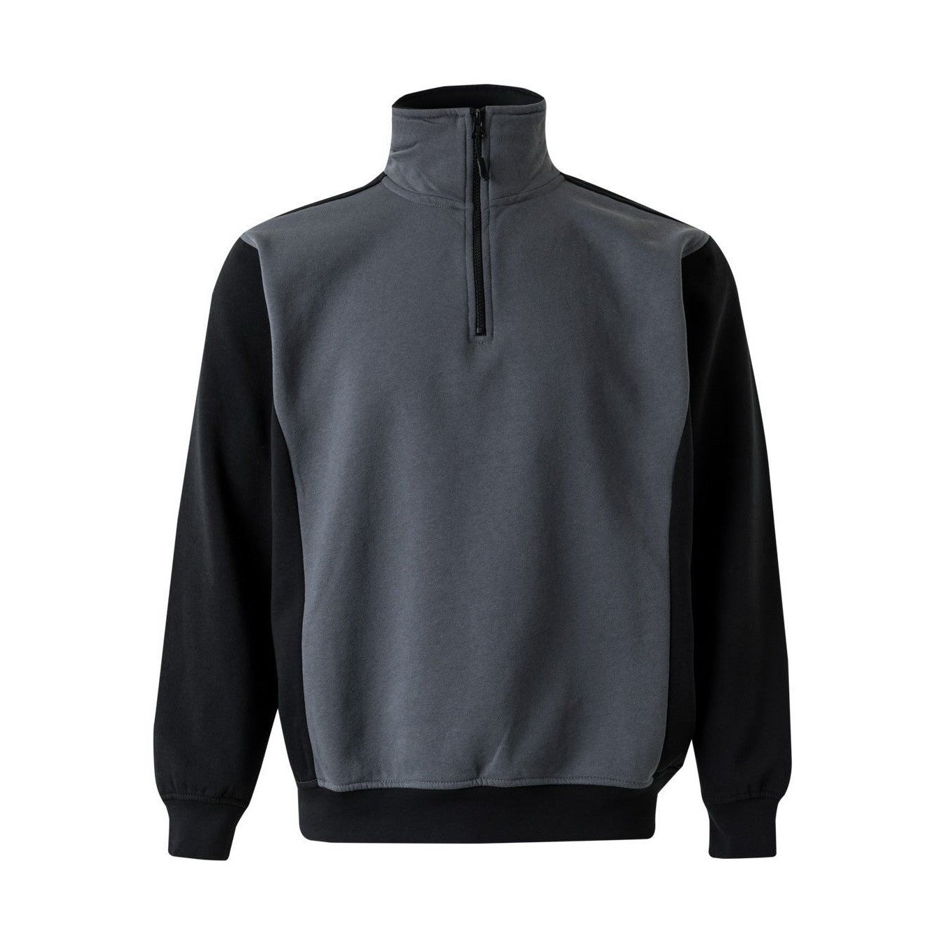 Sudadera cuello alto media cremallera Solid Match VE105703