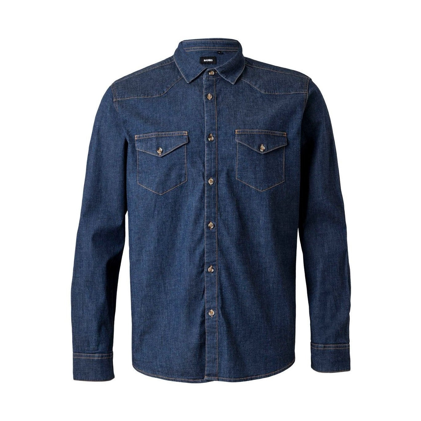 Camisa denim stretch manga larga hombre VE405006S