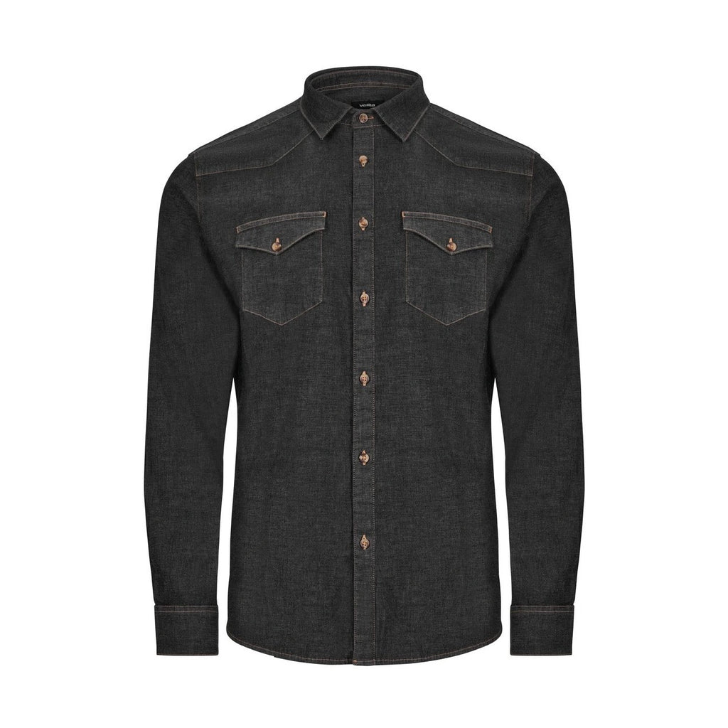 Camisa denim stretch manga larga hombre VE405006S