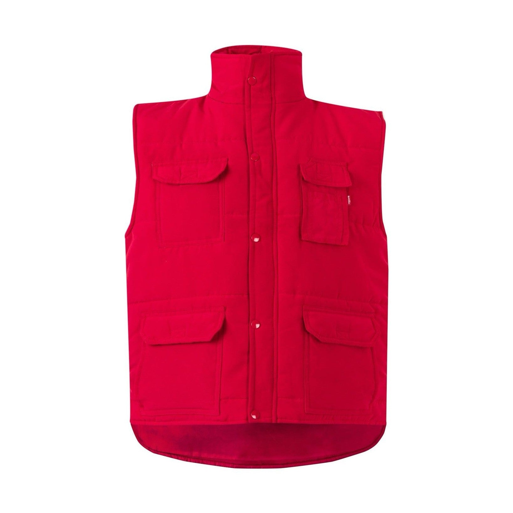 Chaqueta laboral acolchada multibolsillos con cortavientos VE108