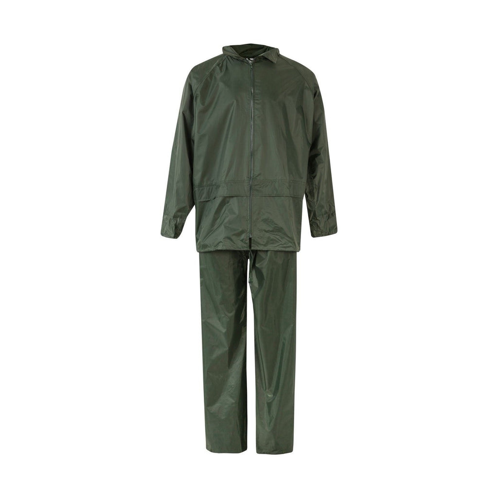Traje de lluvia dos piezas con capucha oculta VE195