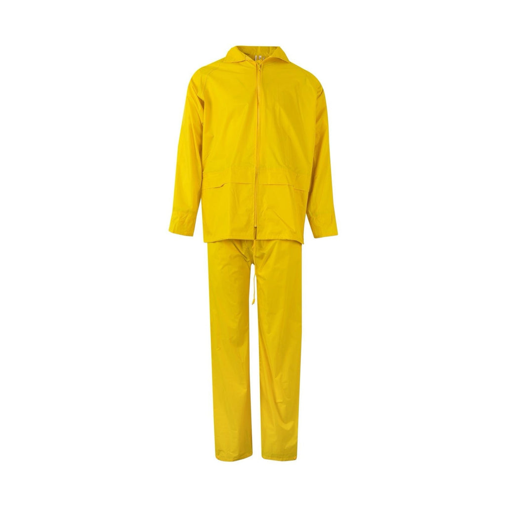 Traje de lluvia dos piezas con capucha oculta VE195