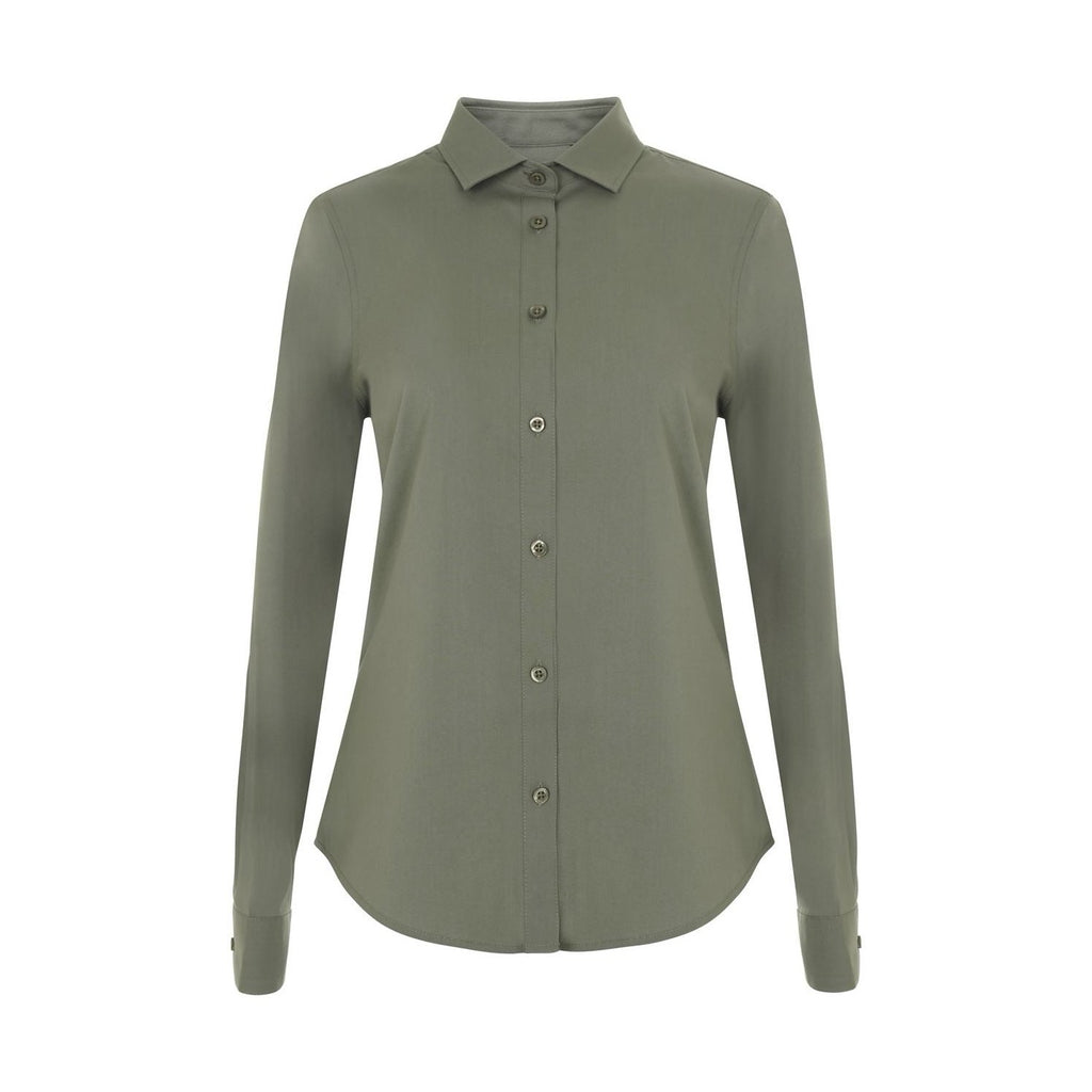 Camisa manga larga stretch mujer VE405019S