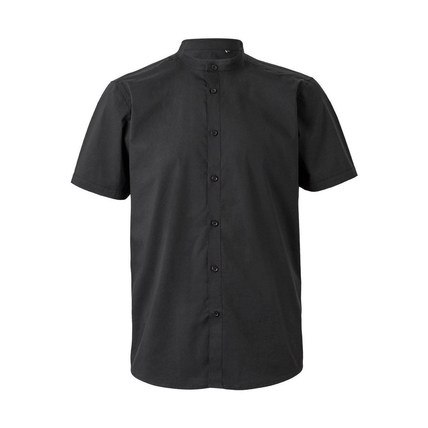 Camisa cuello tirilla stretch manga corta hombre VE405012S