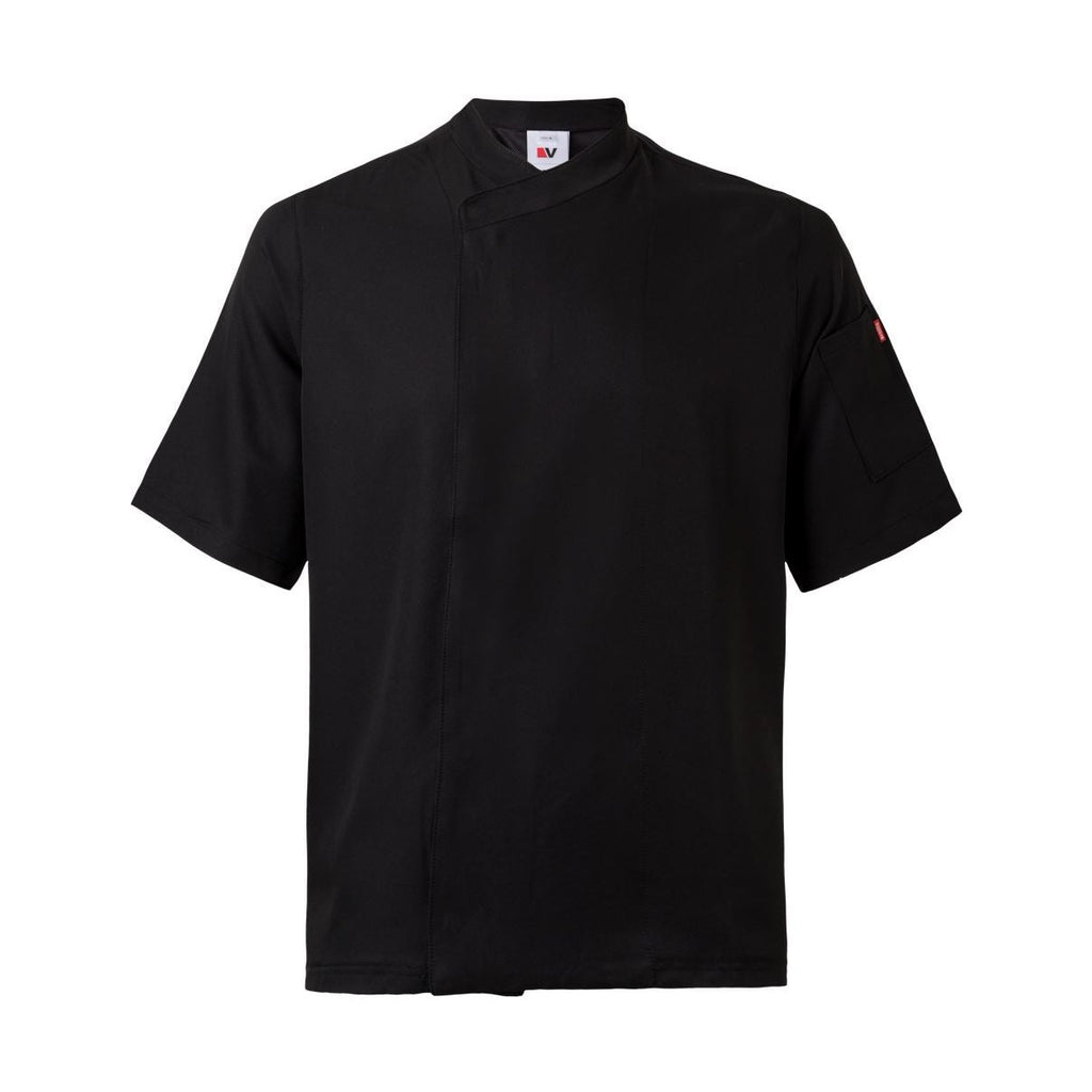 Chaqueta de cocina microfibra con espalda Coolmax manga corta VE405209