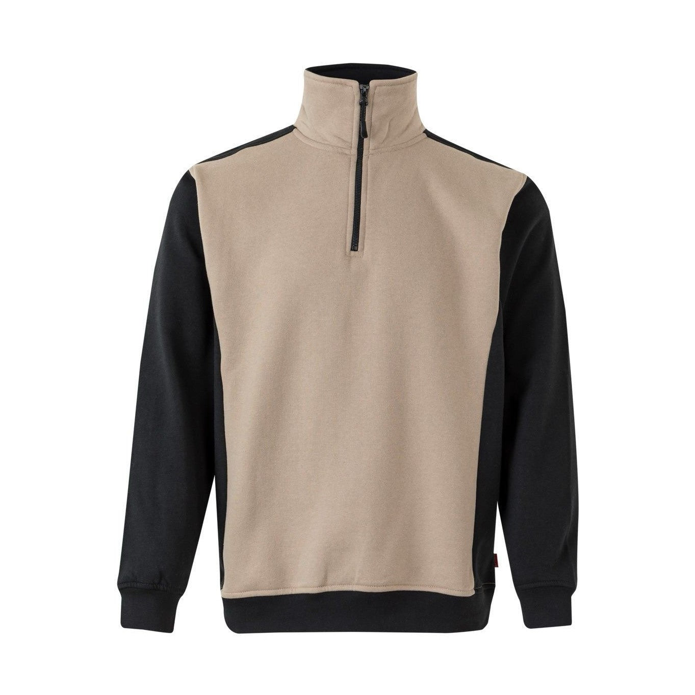 Sudadera cuello alto media cremallera Solid Match VE105703