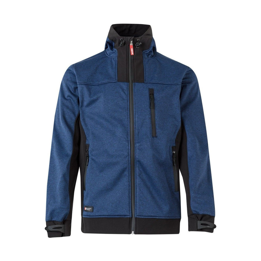 Cazadora softshell bicolor con capucha VE206007