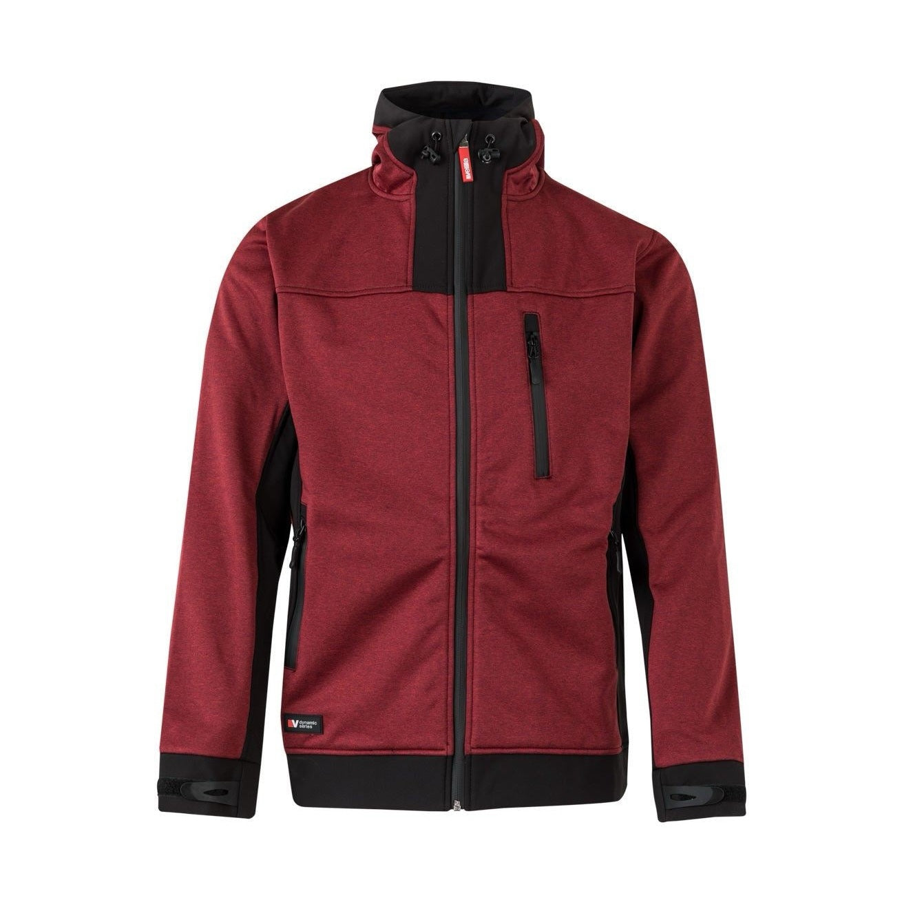 Cazadora softshell bicolor con capucha VE206007