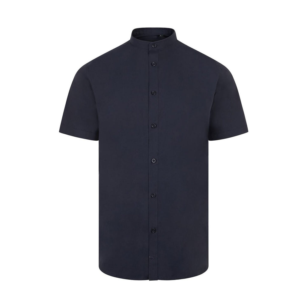 Camisa cuello tirilla stretch manga corta hombre VE405012S