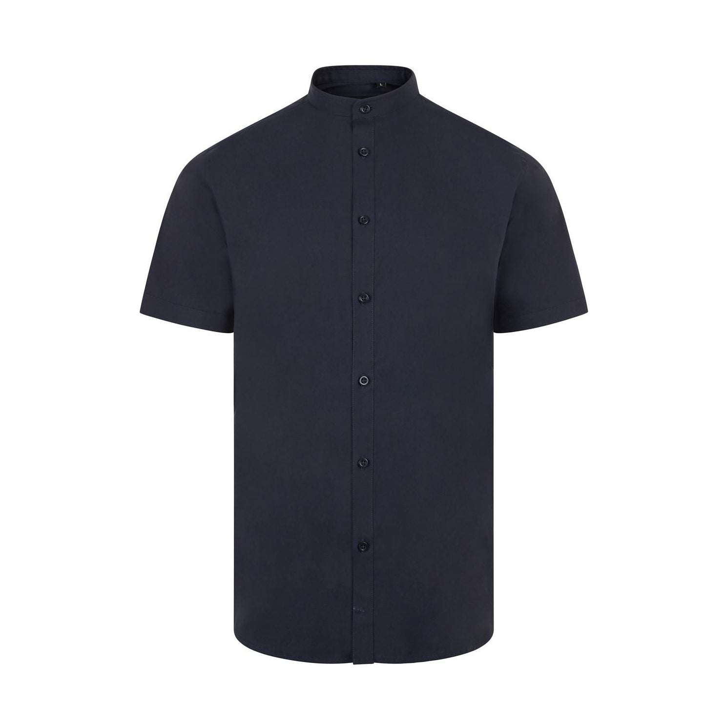 Camisa cuello tirilla stretch manga corta hombre VE405012S